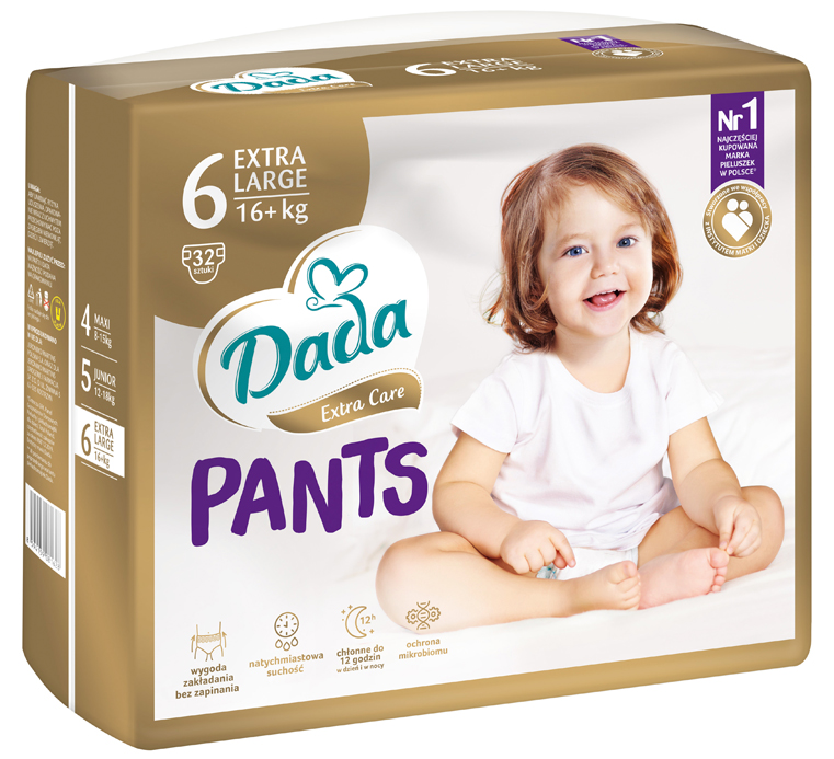 Трусики DADA pants extra-care 6 EXTRA LARGE / 16кг+ / 32шт